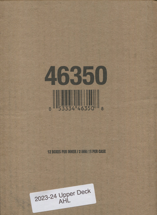 2023-24 Upper Deck AHL Hobby Hockey, 24 Box Master Case