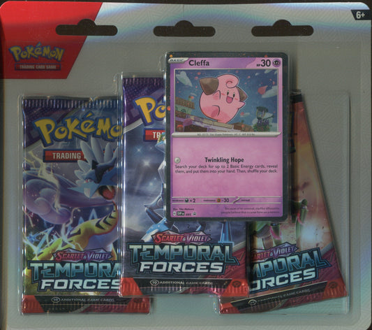 Pokemon Scarlet & Violet Temporal Forces, 3 Blister Pack