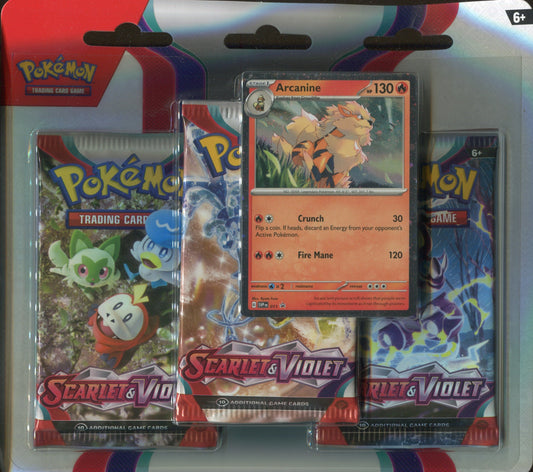 Pokemon Scarlet & Violet, 3 Blister Pack