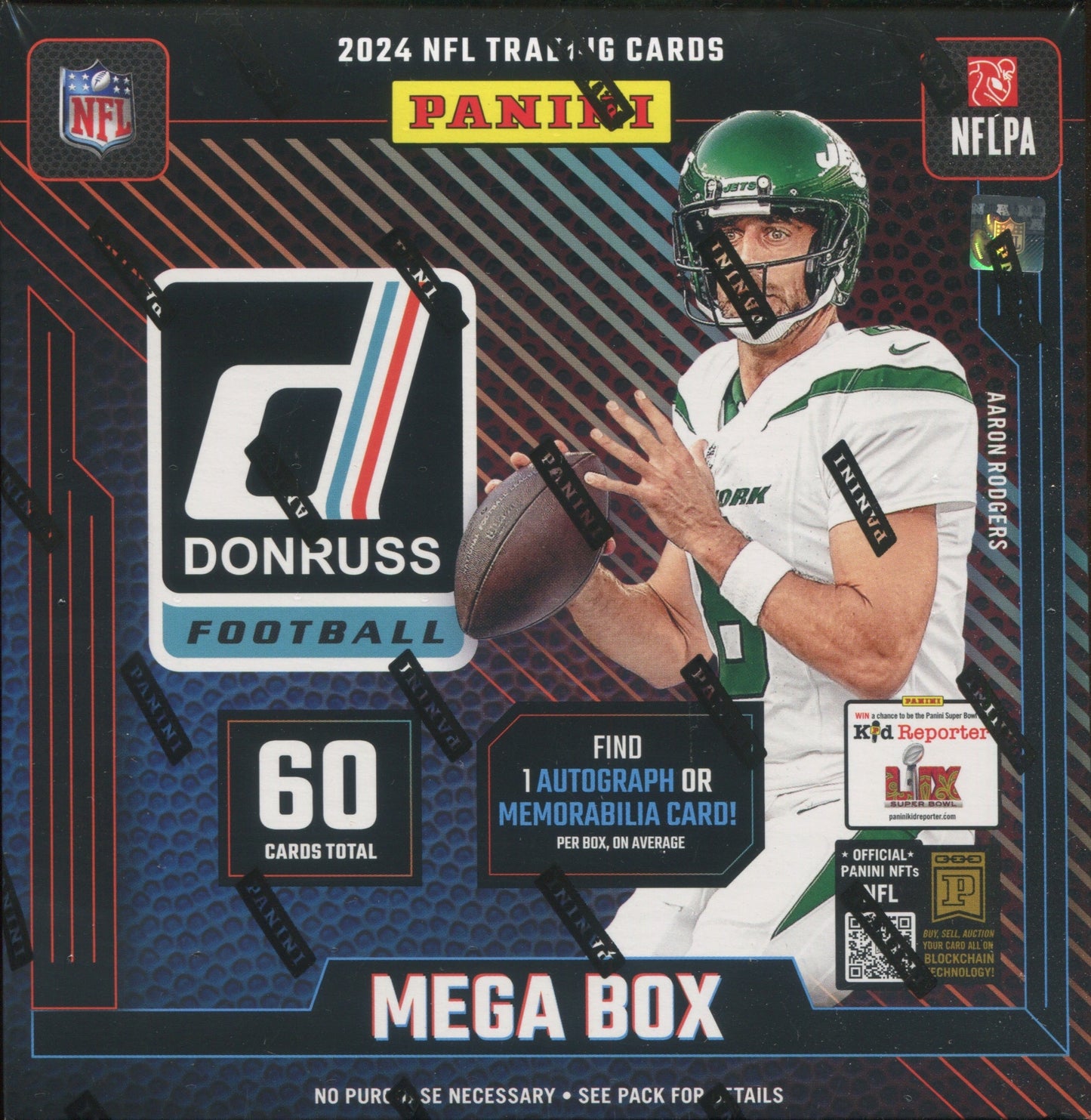 2024 Panini Donruss Football, Mega Box (Red Wave)