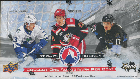 2024-25 Upper Deck AHL Hockey Hobby, Box