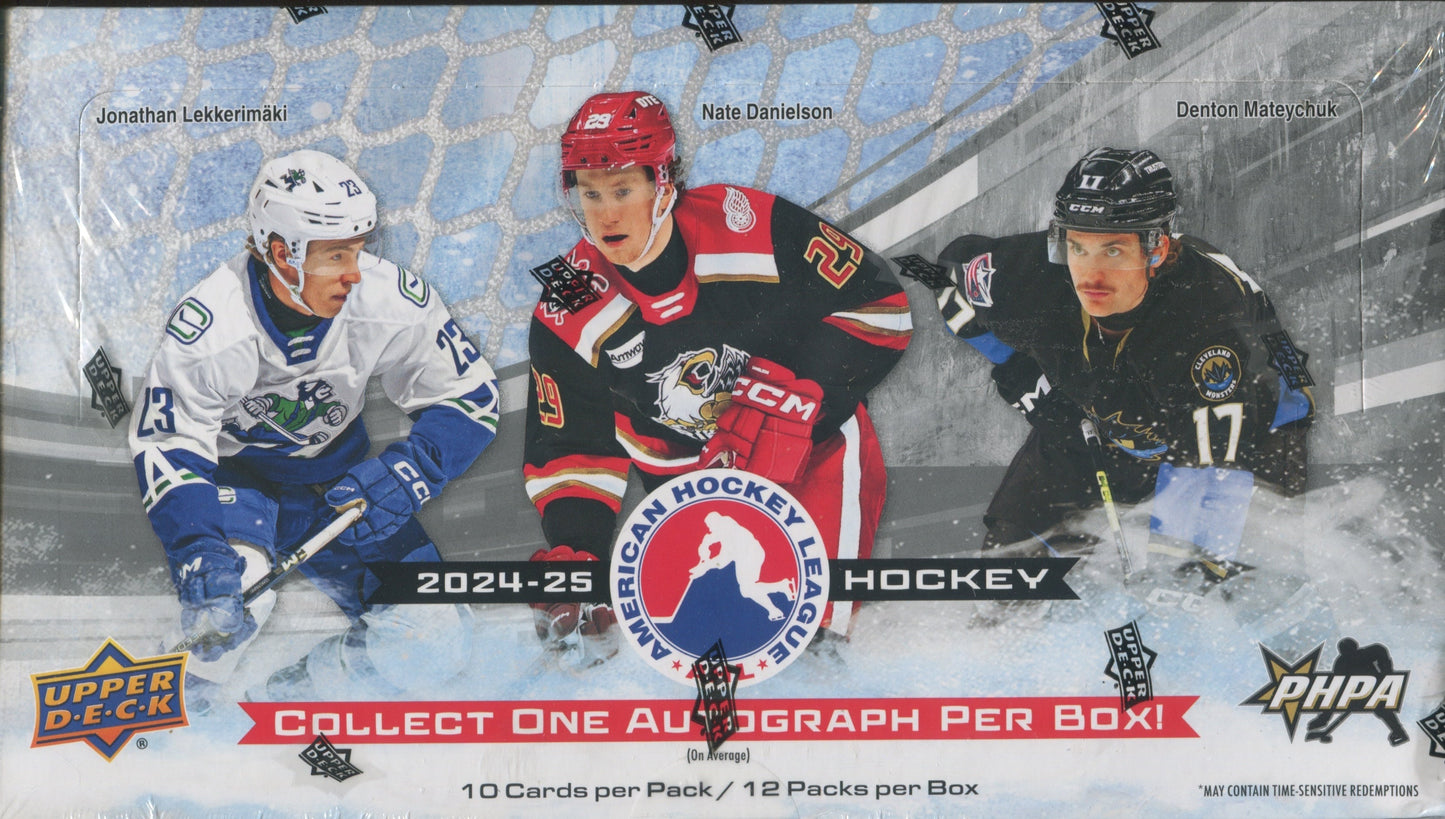 2024-25 Upper Deck AHL Hockey Hobby, 12 Box Inner Case