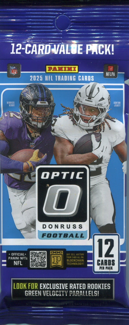 2025 Panini Donruss Optic Football Fat, Pack Box
