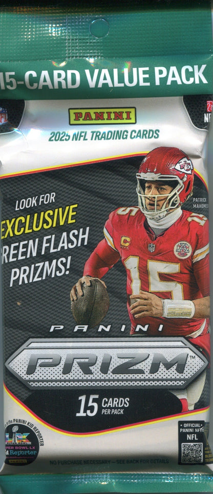 2025 Panini Prizm Football Fat, Pack (Green Flash)