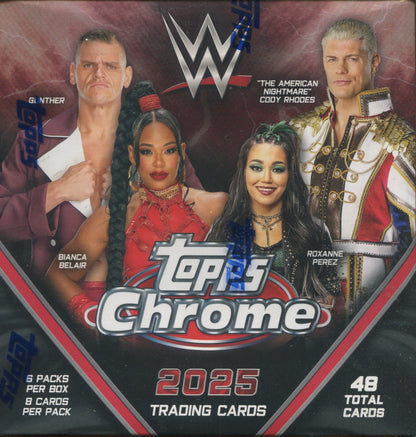 2025 Topps WWE Chrome Mega, 20 Box Case