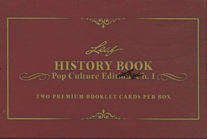 2024 Leaf History Book Pop Culture Edition Chapter 1 Hobby, Box
