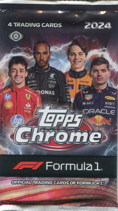 2024 Topps Chrome Formula 1 F1 Racing Qualifying Lap, Pack