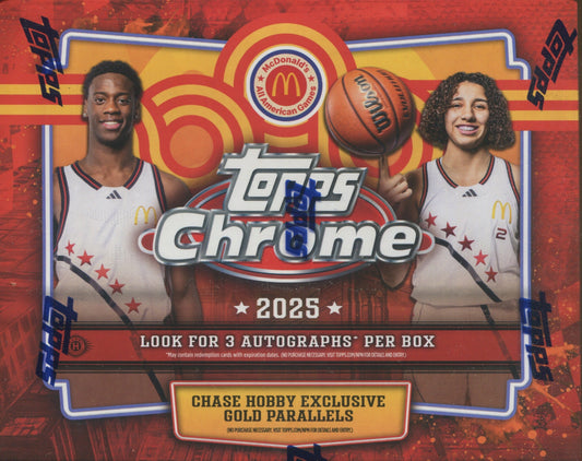 2025 Topps Chrome McDonald's All American Basketball Hobby, Box