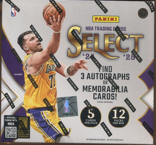 2024-25 Panini Select Basketball Hobby, Box