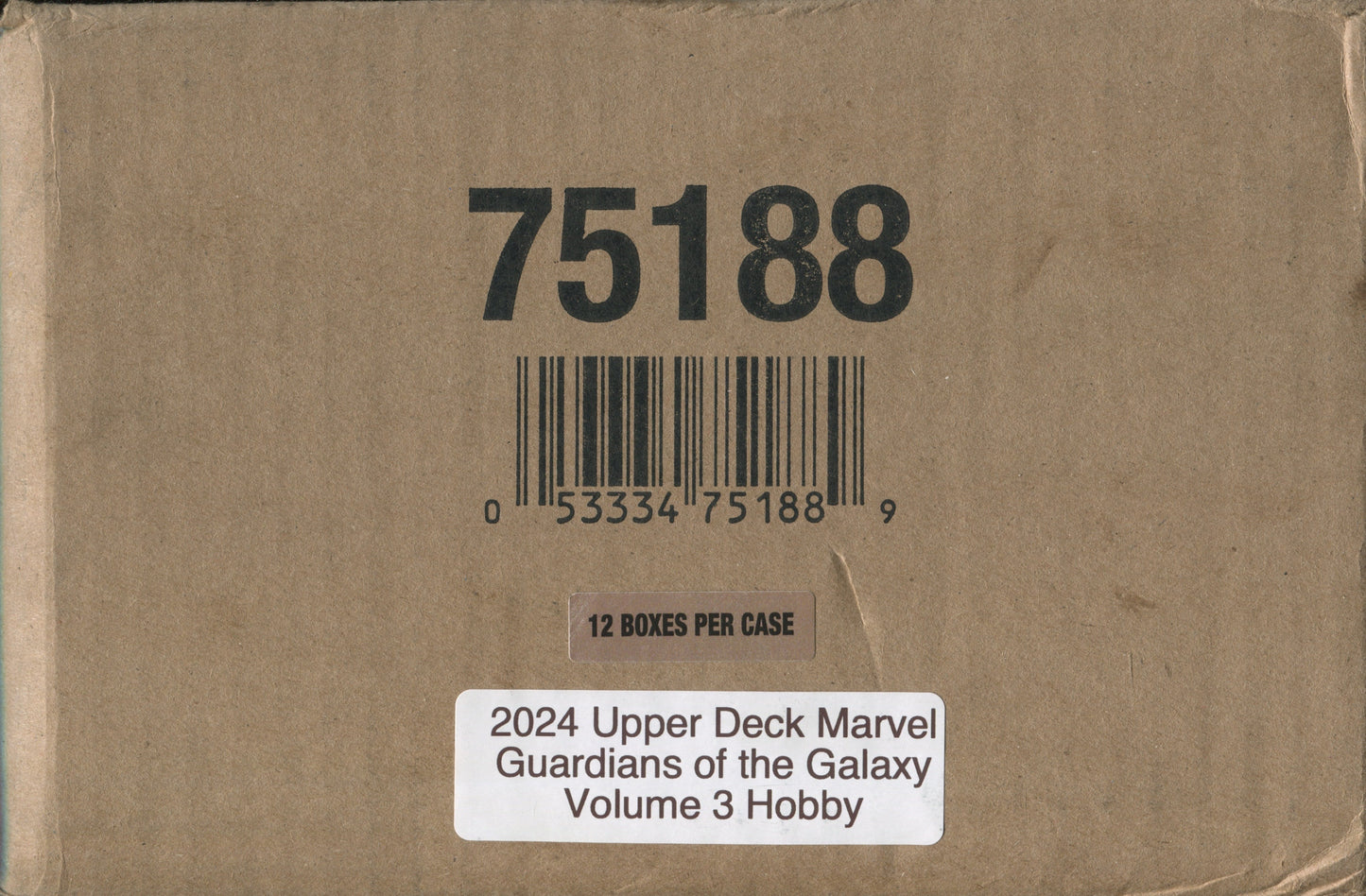 *LAST CASE* Upper Deck Marvel Guardians Of The Galaxy Vol 3 Hobby, 12 Box Case
