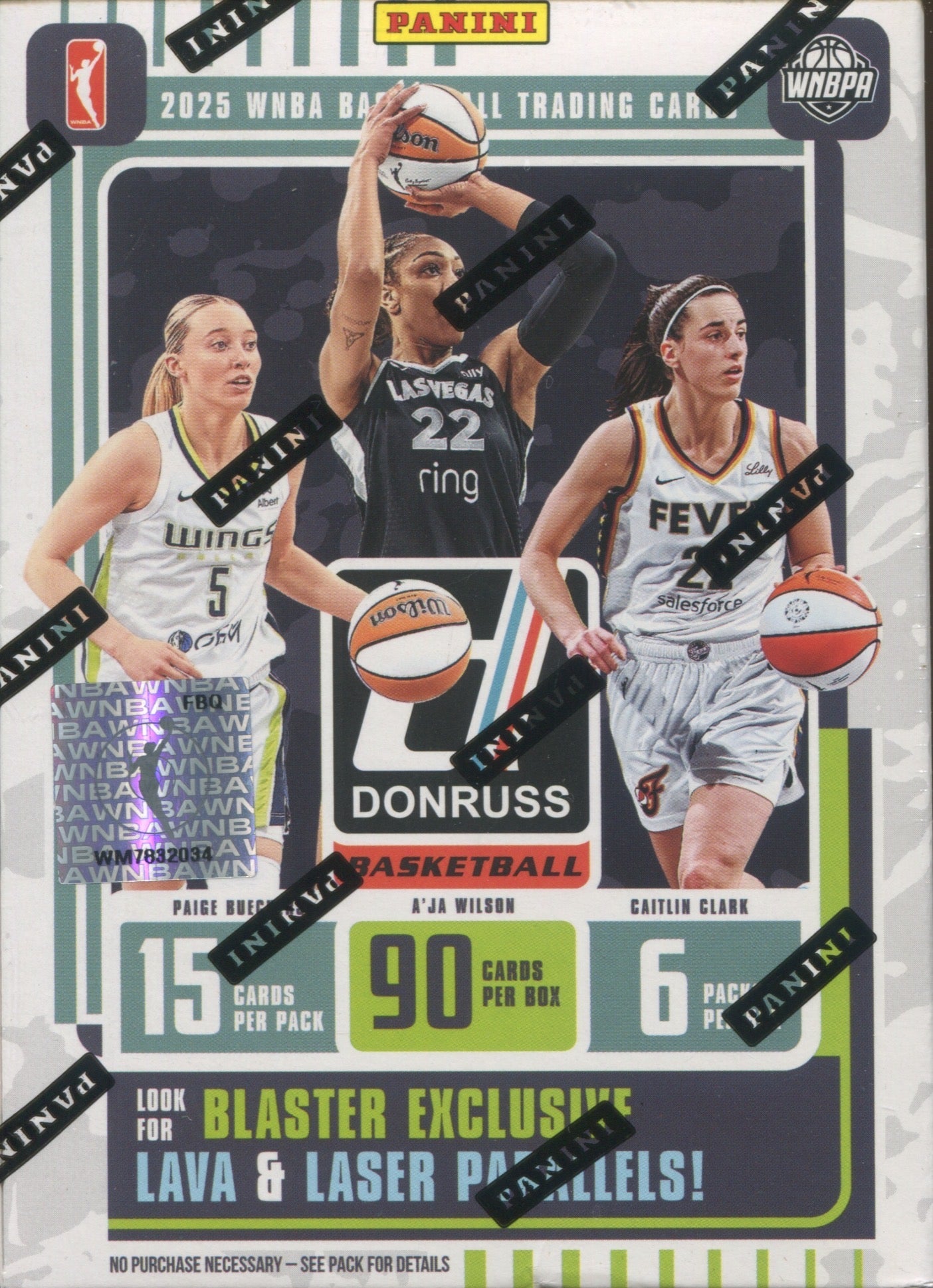 2025 Panini Donruss WNBA Basketball Blaster, Box