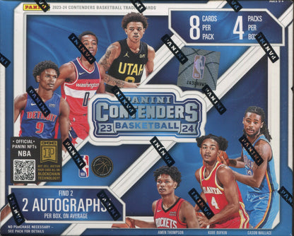 2023-24 Panini Contenders Basketball Hobby, Box