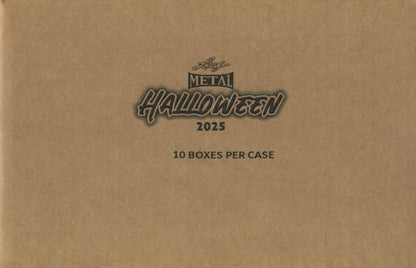 2025 Leaf Metal Halloween Hobby, 10 Box Case