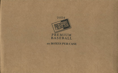 *LAST CASE* 2024 Press Pass Premium Baseball Hobby, 10 Box Case