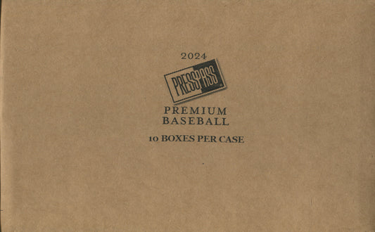 *LAST CASE* 2024 Press Pass Premium Baseball Hobby, 10 Box Case