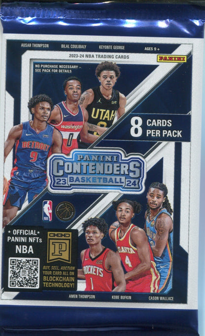 2023-24 Panini Contenders Basketball Hobby, Pack