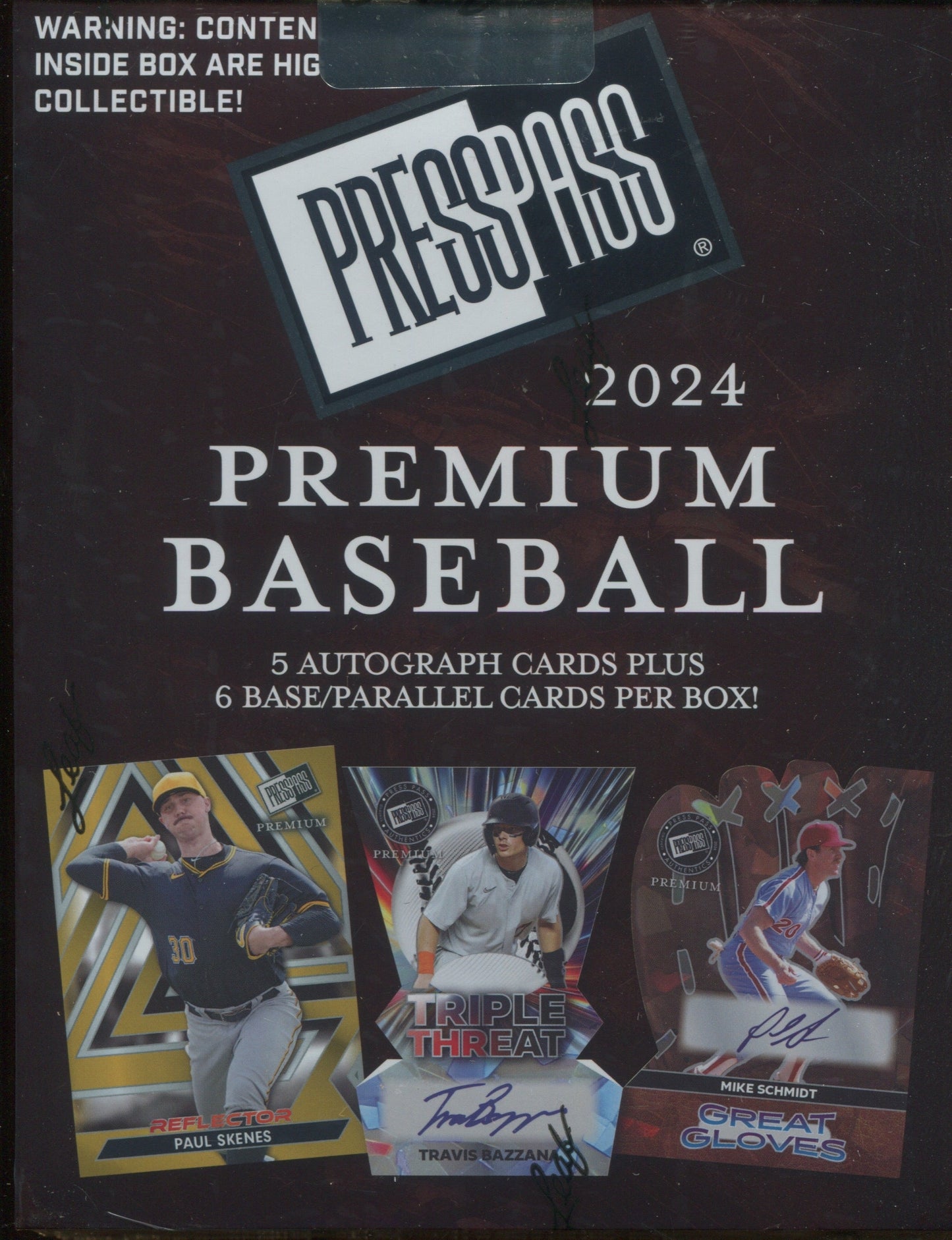 2024 Press Pass Premium Baseball Hobby, Box