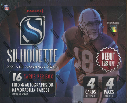2025 Panini Silhouette Football Hobby, Box