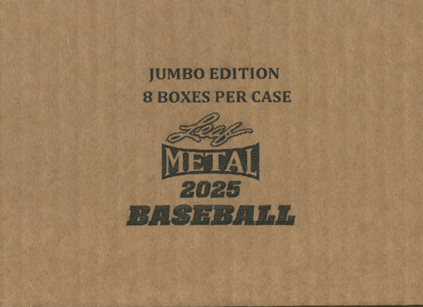 2025 Leaf Metal Baseball Jumbo, 8 Box Case