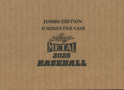 2025 Leaf Metal Baseball Jumbo, 8 Box Case