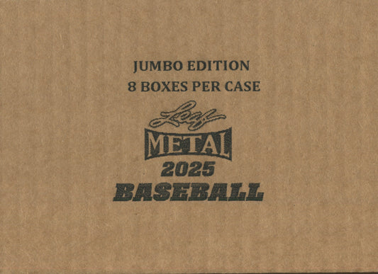 2025 Leaf Metal Baseball Jumbo, 8 Box Case