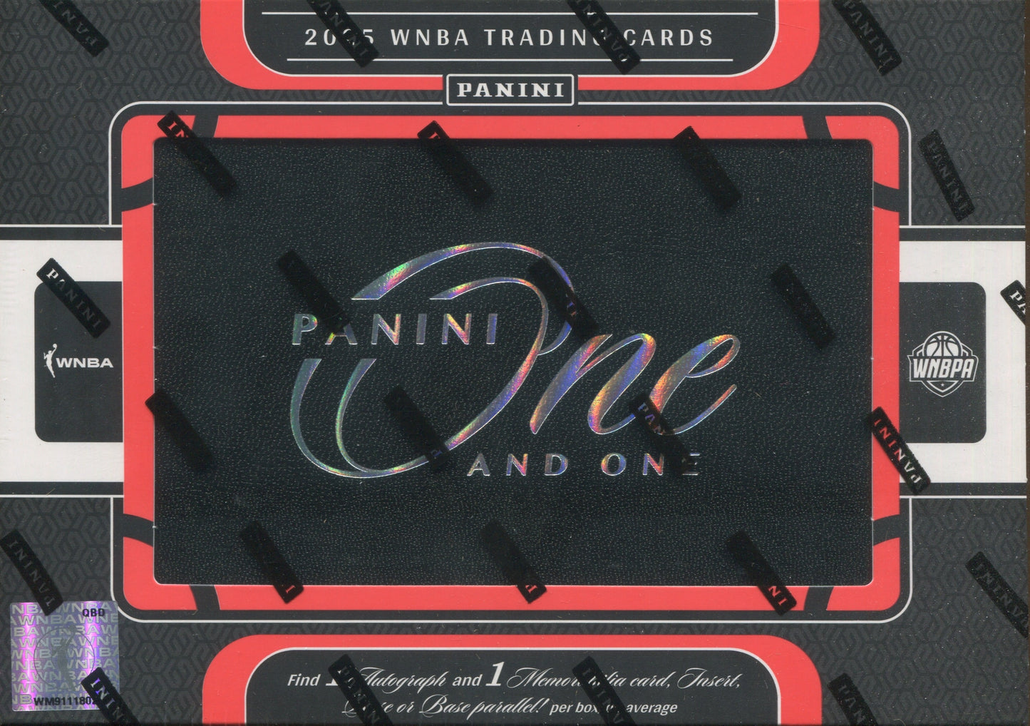 2025 Panini One & One WNBA Basketball Hobby, 10 Box Case