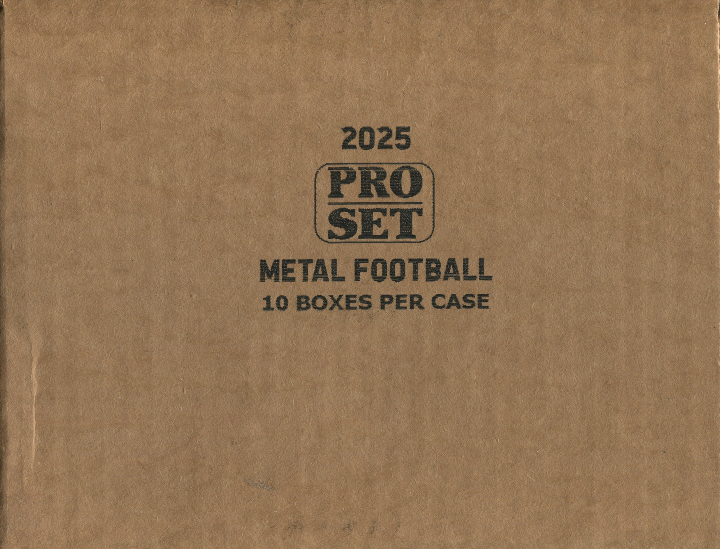 *LAST CASE* 2025 Leaf Pro Set Metal Football Hobby, 10 Box Case