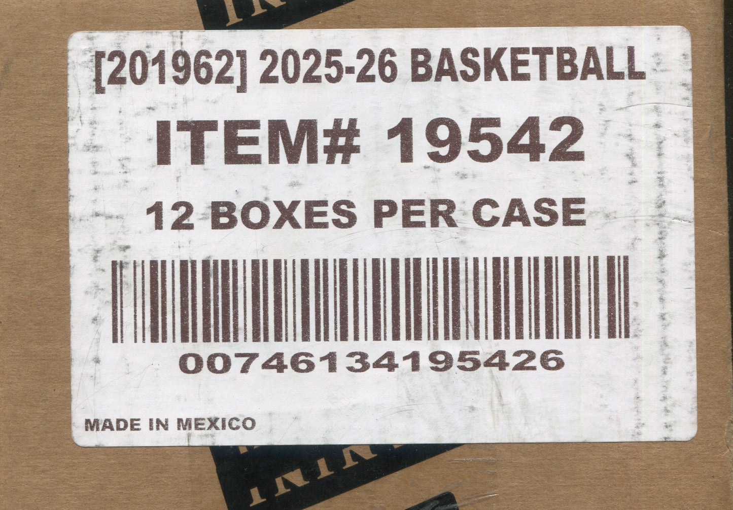 2025/26 Panini Contenders EuroLeague Basketball Hobby, 12 Box Case