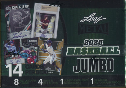 2025 Leaf Metal Baseball Jumbo, Box
