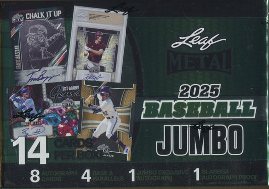 2025 Leaf Metal Baseball Jumbo, Box