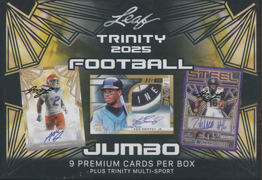 2025 Leaf Trinity Football Jumbo, Box
