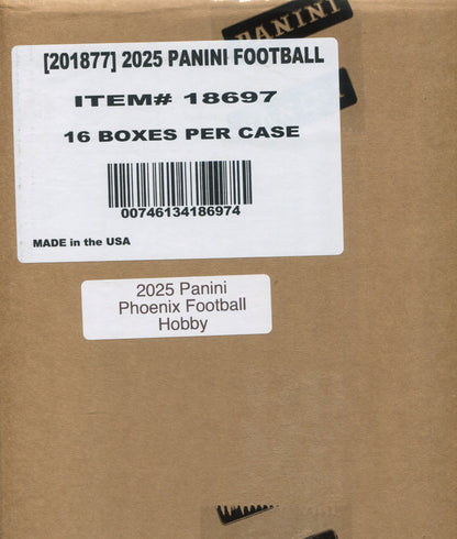 2025 Panini Phoenix Football Hobby, 16 Box Case