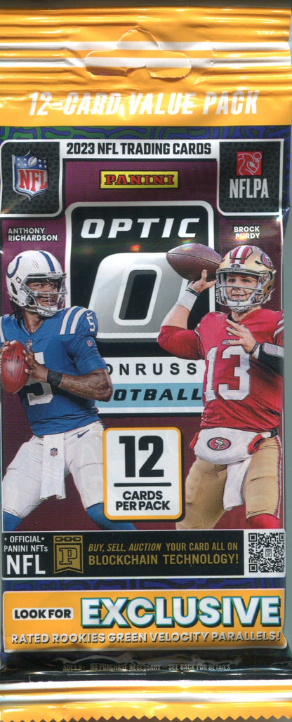 2023 Panini Donruss Optic Football, Jumbo Value Fat Pack