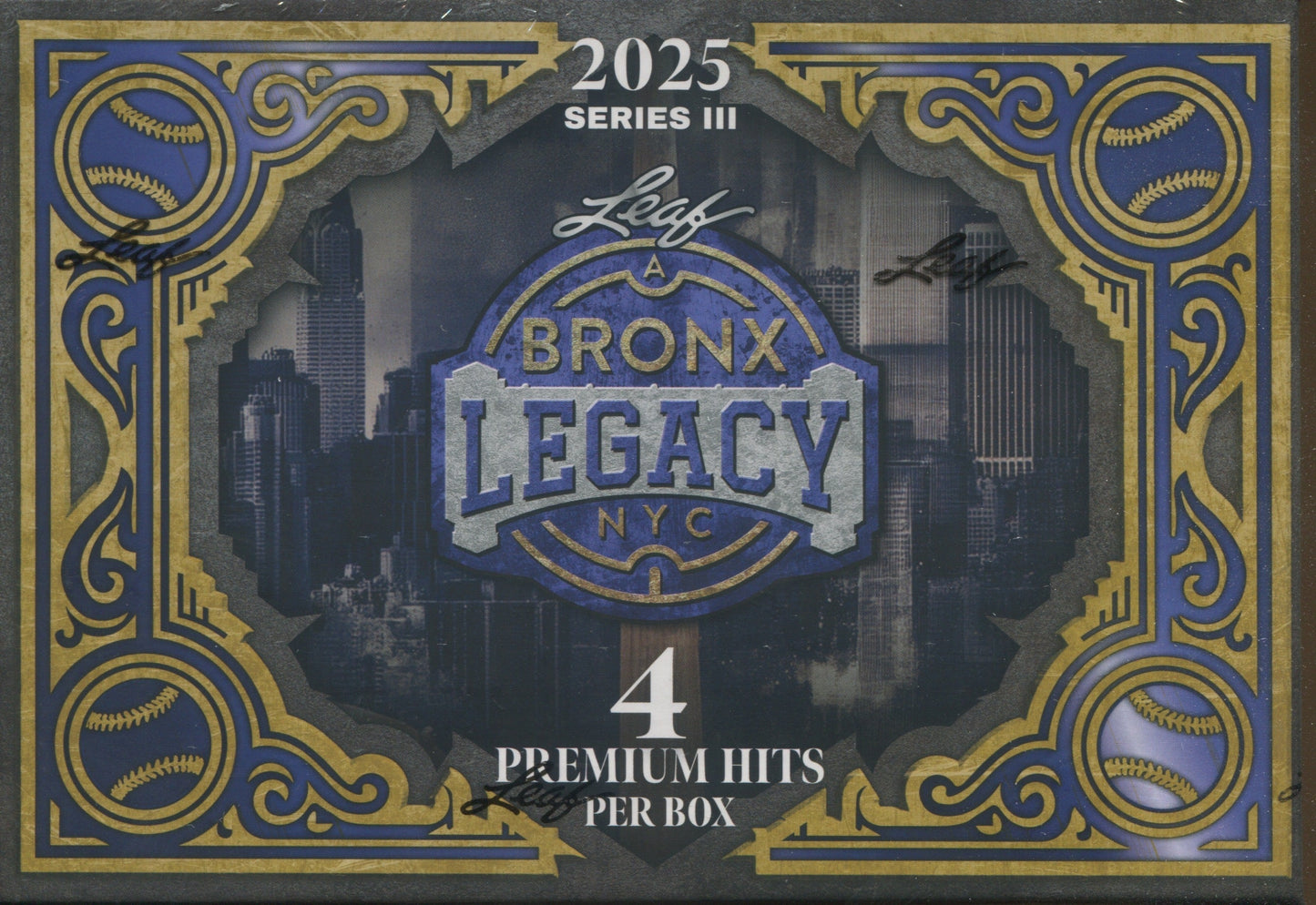 2025 Leaf A Bronx Legacy Baseball Hobby, Box