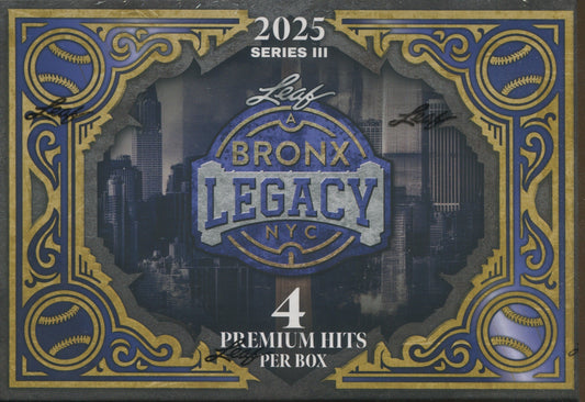 2025 Leaf A Bronx Legacy Baseball Hobby, Box