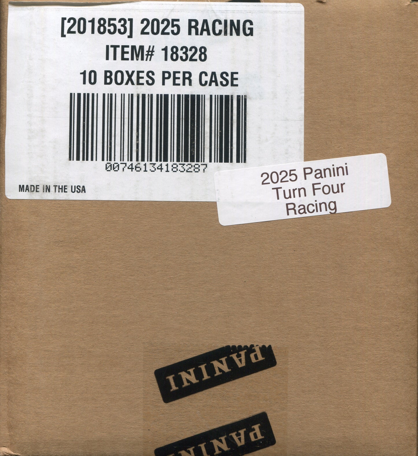 2025 Panini Turn Four Racing Hobby, 10 Box Case