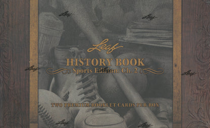 2025 Leaf History Book Sports Edition Chapter 2 Hobby, Box
