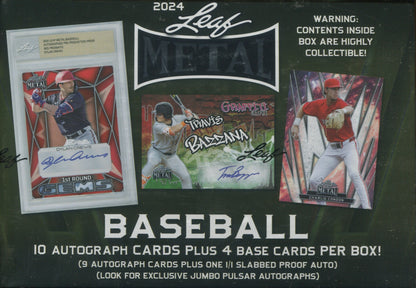 2024 Leaf Metal Baseball Jumbo, Box