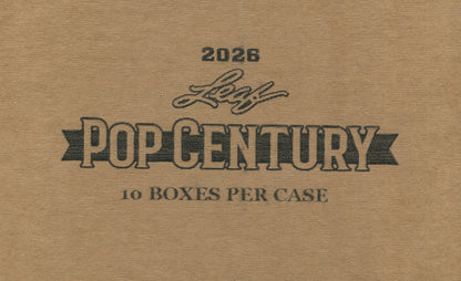 2026 Leaf Pop Century Hobby, 10 Box Case