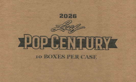 2026 Leaf Pop Century Hobby, 10 Box Case