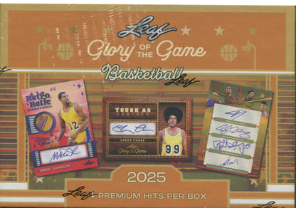 2025 Leaf Glory of the Game Basketball Hobby, 10 Box Case