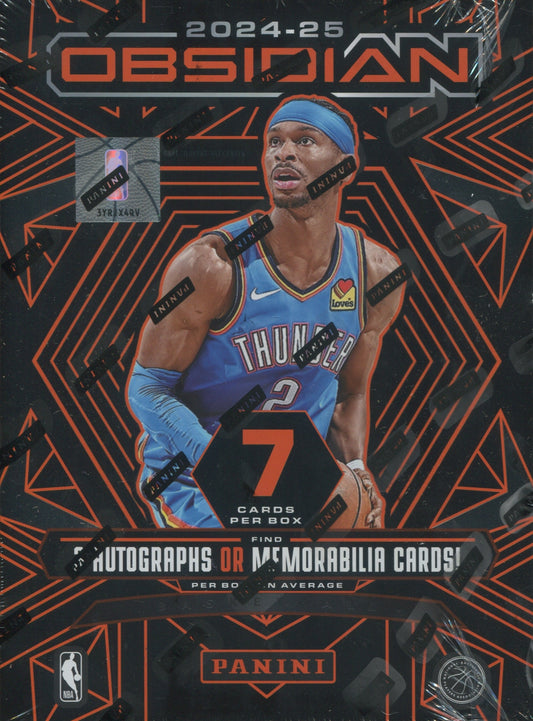 2024-25 Panini Obsidian Basketball Hobby, Box