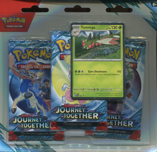 Pokemon Scarlet & Violet Journey Together, 3 Pack Blister Pack