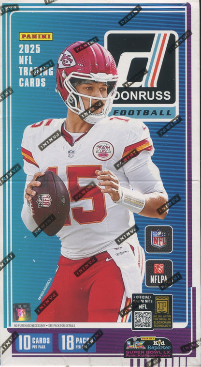2025 Panini Donruss Football Hobby, 18 Box Case