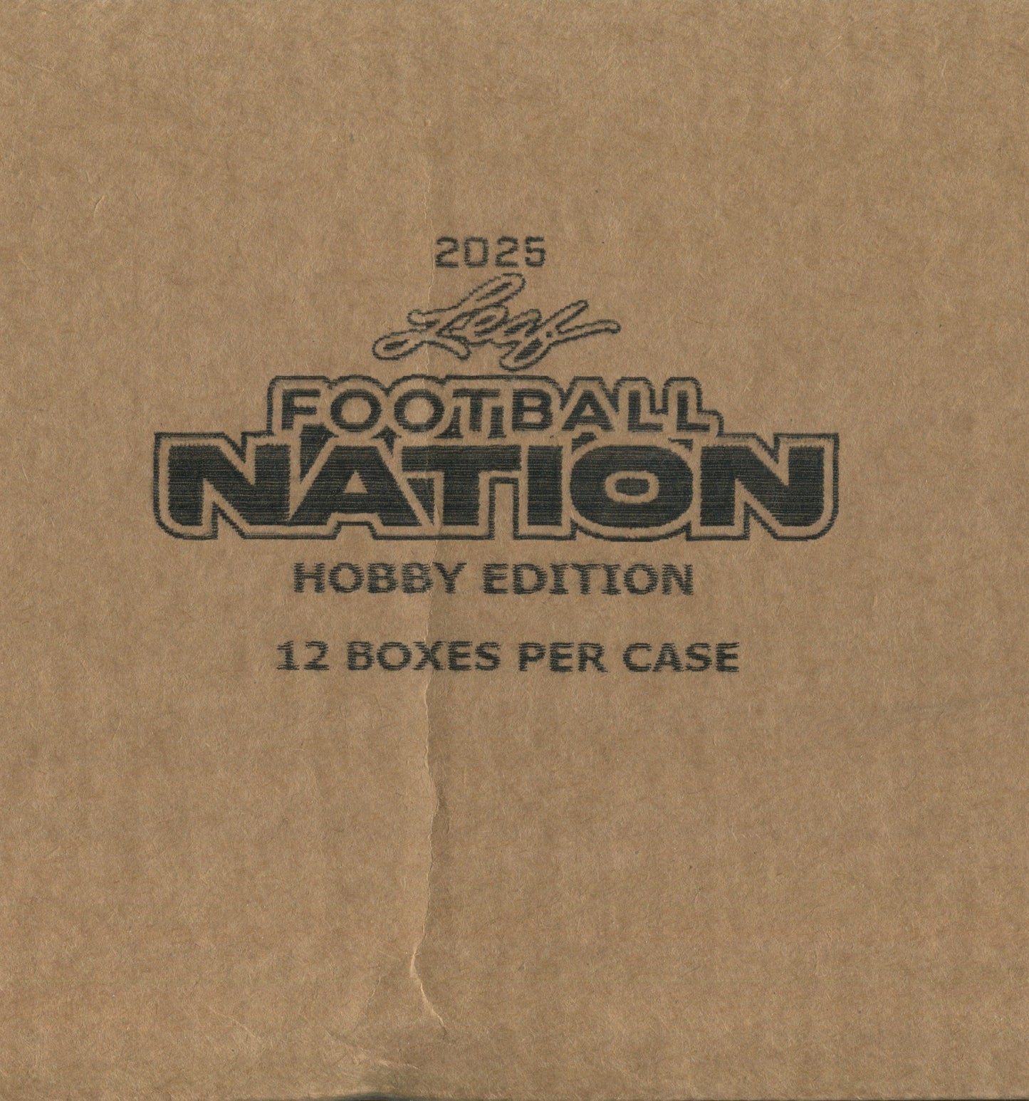 2025 Leaf Football Nation Hobby, 12 Box Case