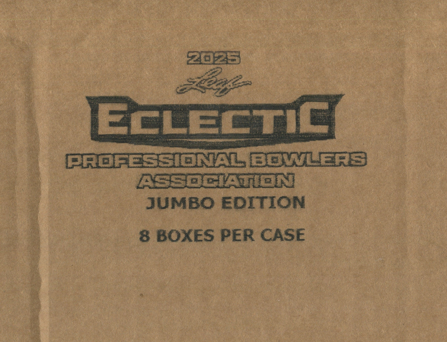 2025 Leaf Eclectic Professional Bowlers Association PBA Jumbo, 8 Box Case