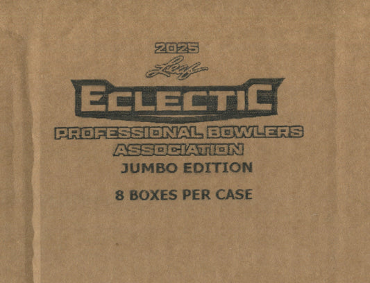 2025 Leaf Eclectic Professional Bowlers Association PBA Jumbo, 8 Box Case