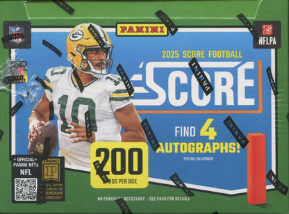 2025 Panini Score Football Hobby, 12 Box Case