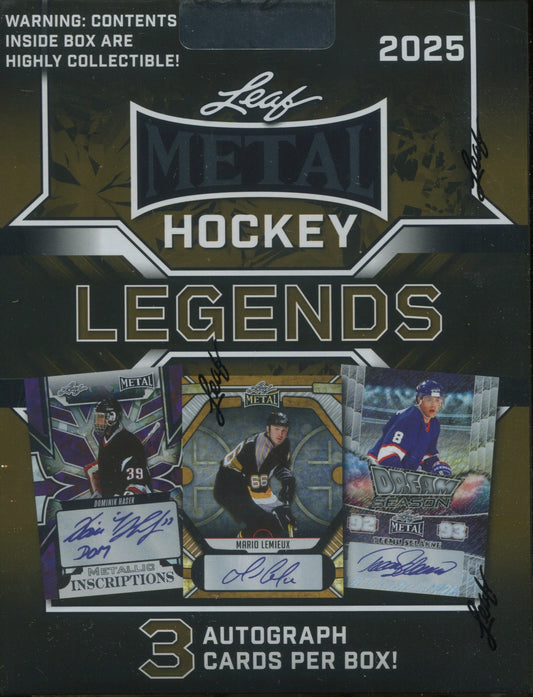 2025 Leaf Metal Legends Hockey Hobby, Box