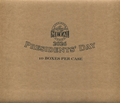 2026 Leaf Presidents' Day Hobby, 10 Box Case